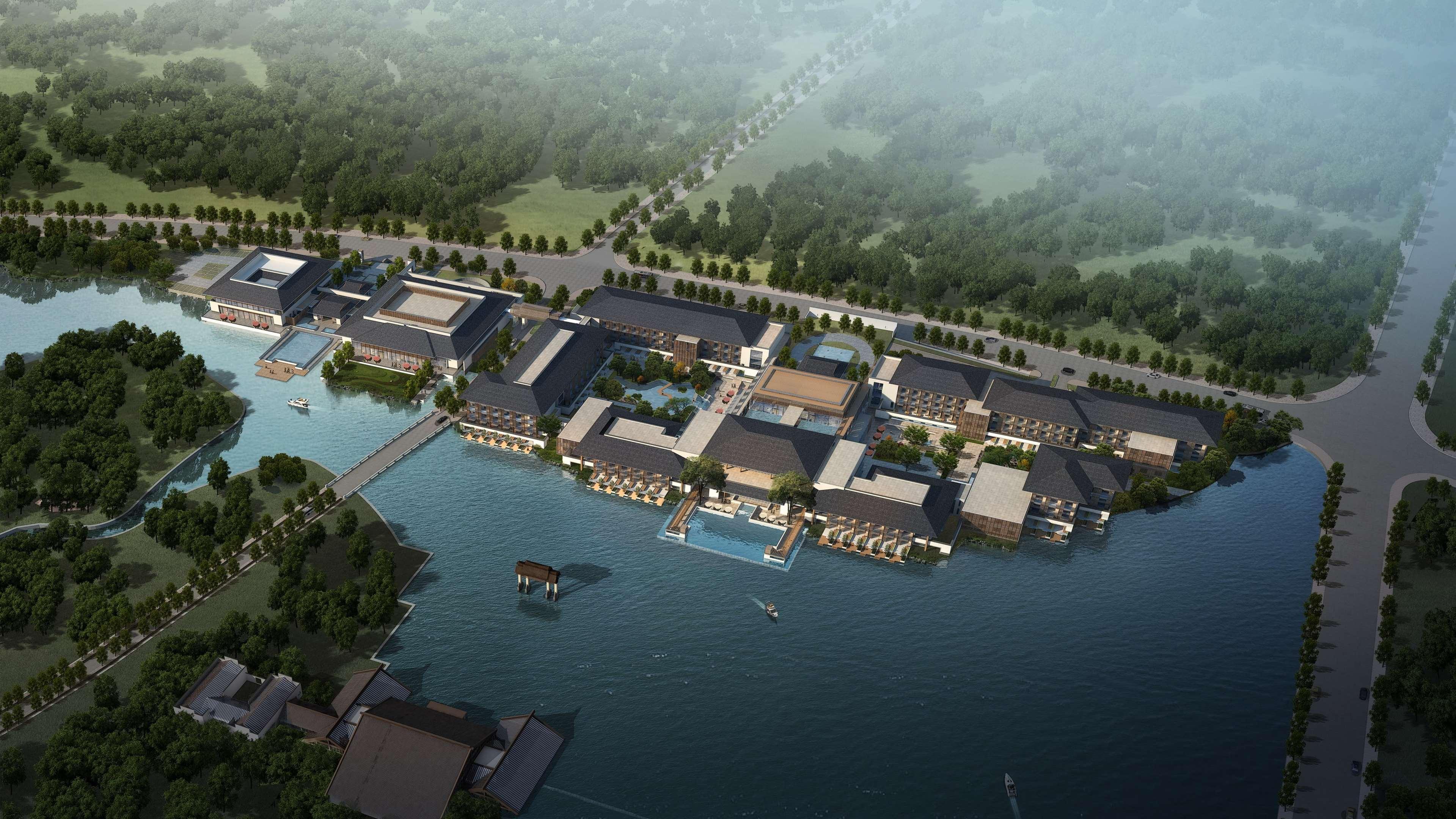 Hilton Shanghai Songjiang Guangfulin Екстериор снимка